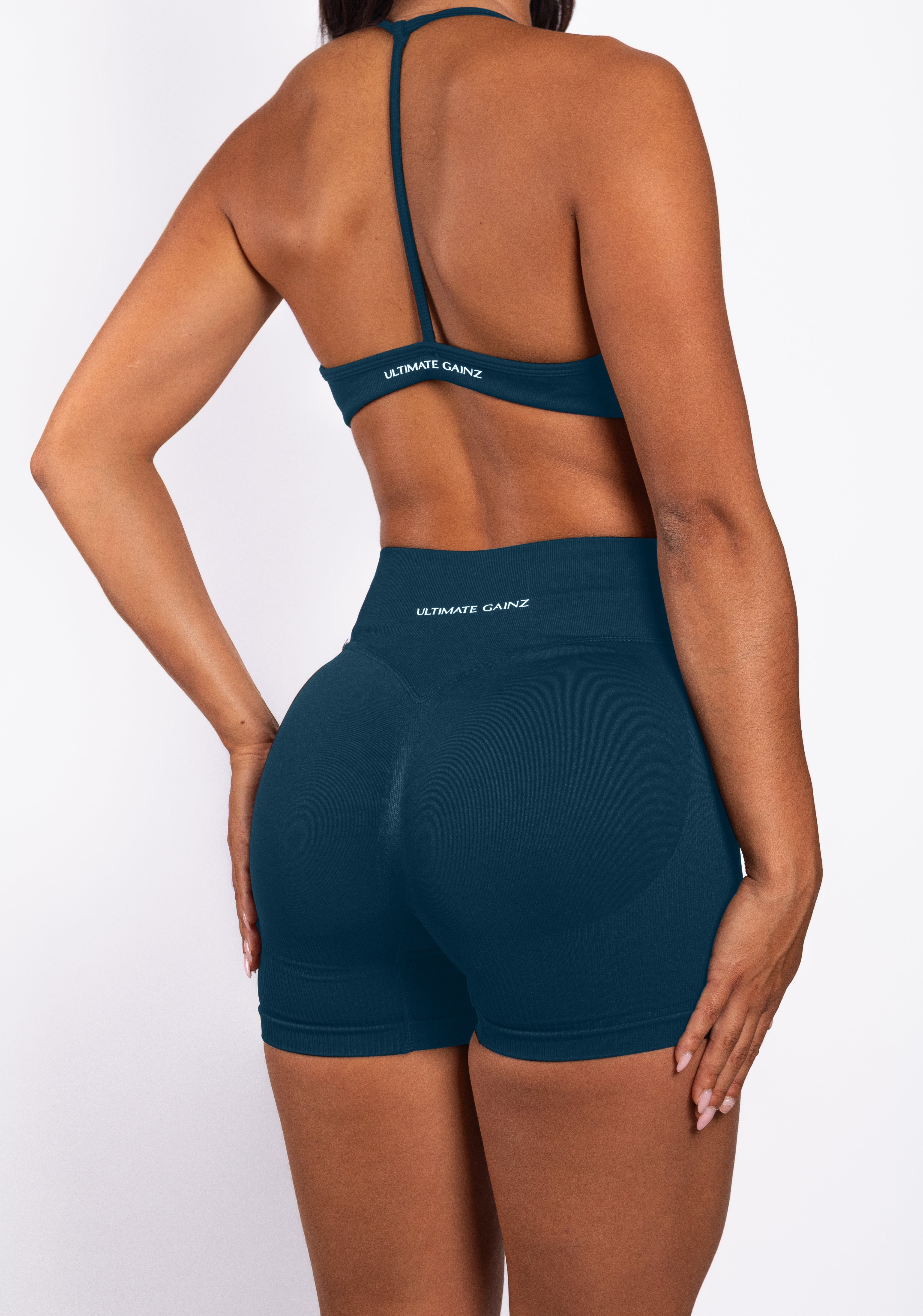 Nova | Seamless Open Rug Bra – Blauw - afbeelding 4