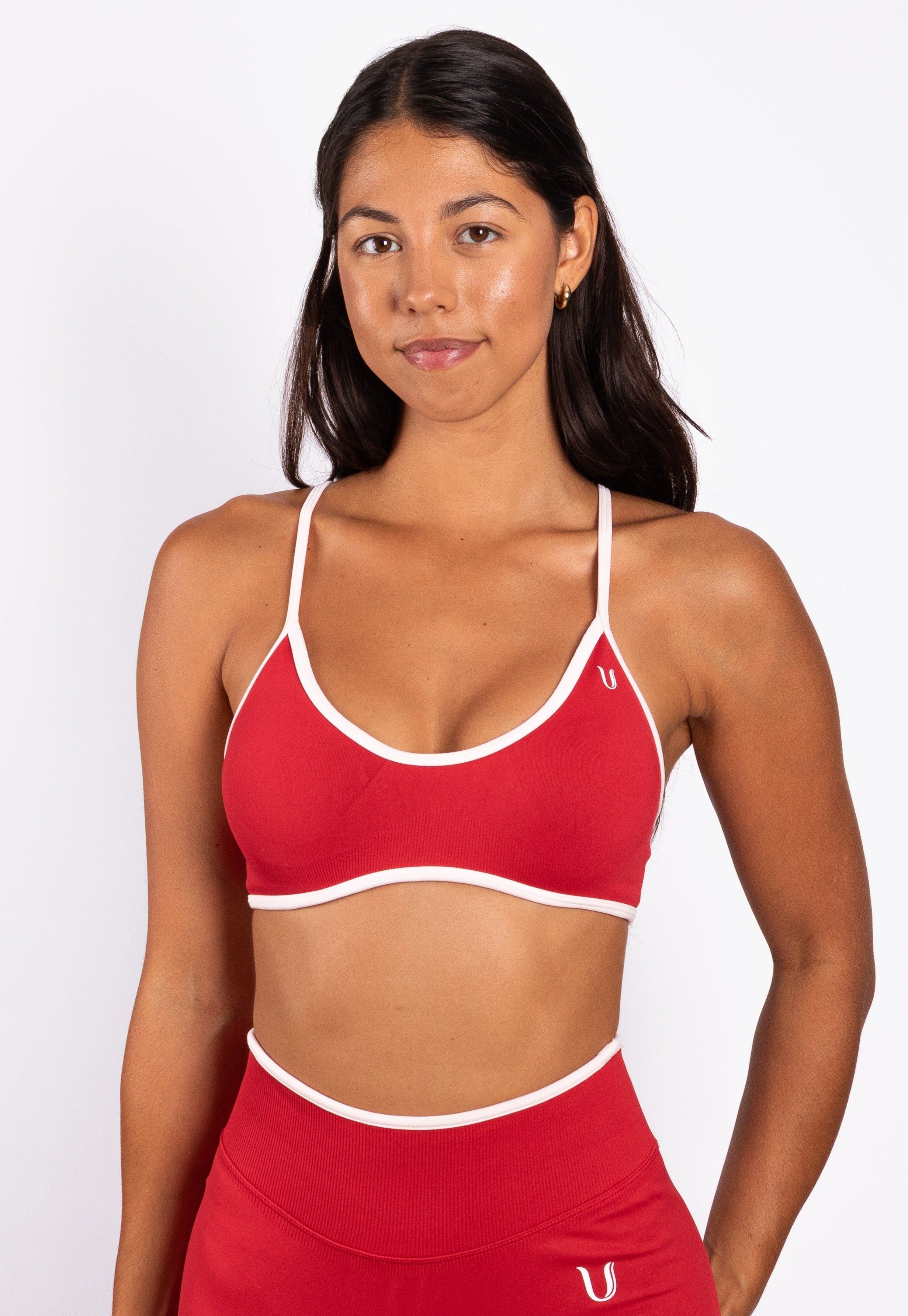 Ivy | Seamless Bra - Red