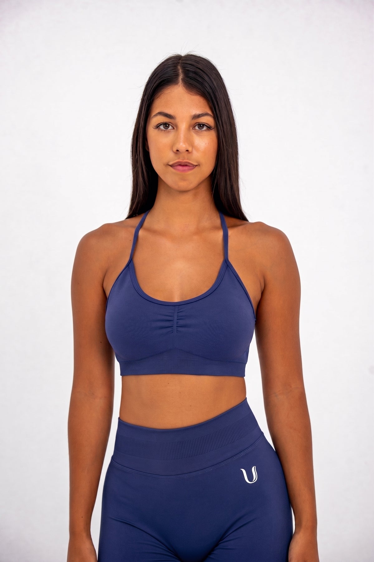 Luna | Premium Adjustable Sports Bra - Dark Blue
