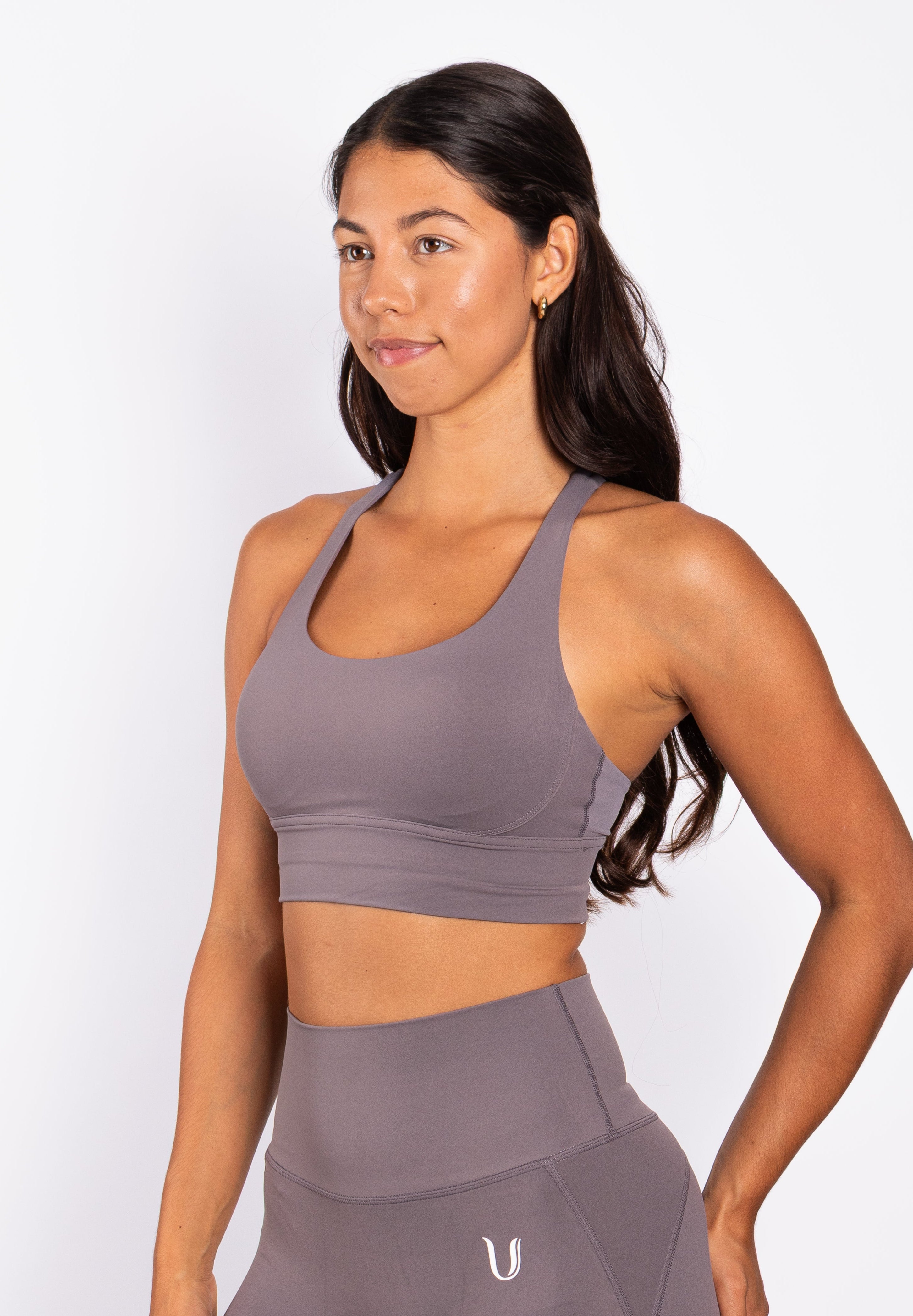 Kyra | Cross bra - Grey