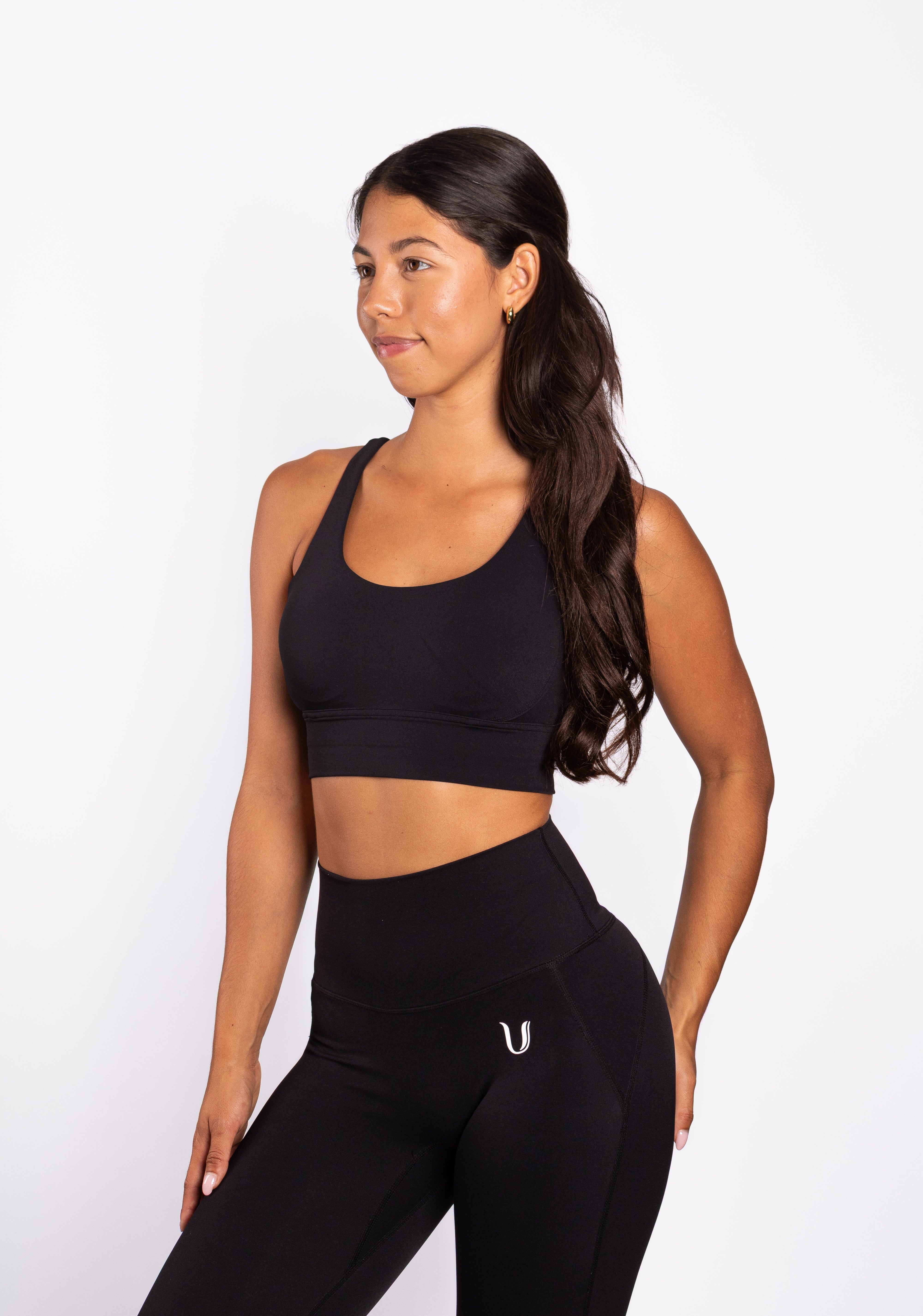 Kyra | Cross bra - Black