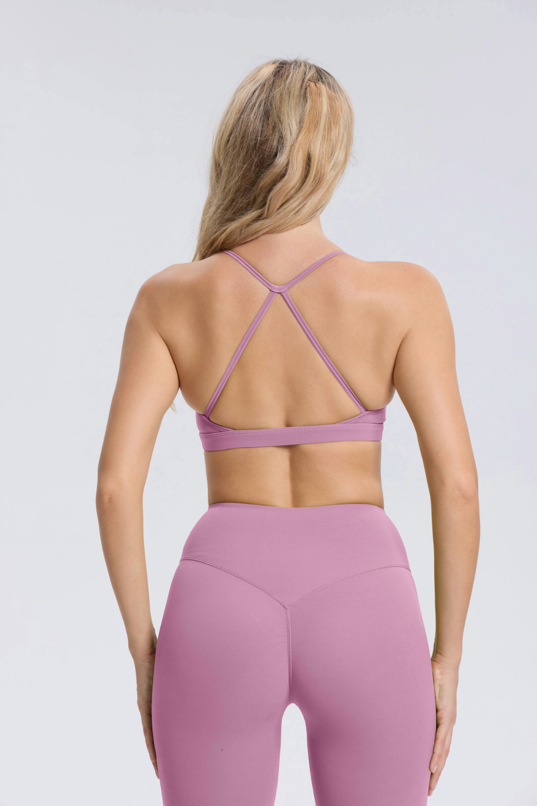Hailey Set | Seamless Top Legging - LightPurple