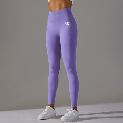 Celine | High Waist Scrunch Legging - Purple