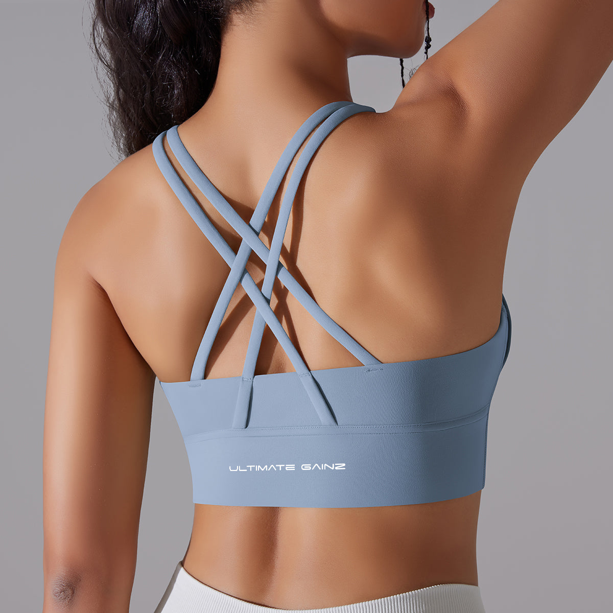 Kyra | Cross bra - Blue