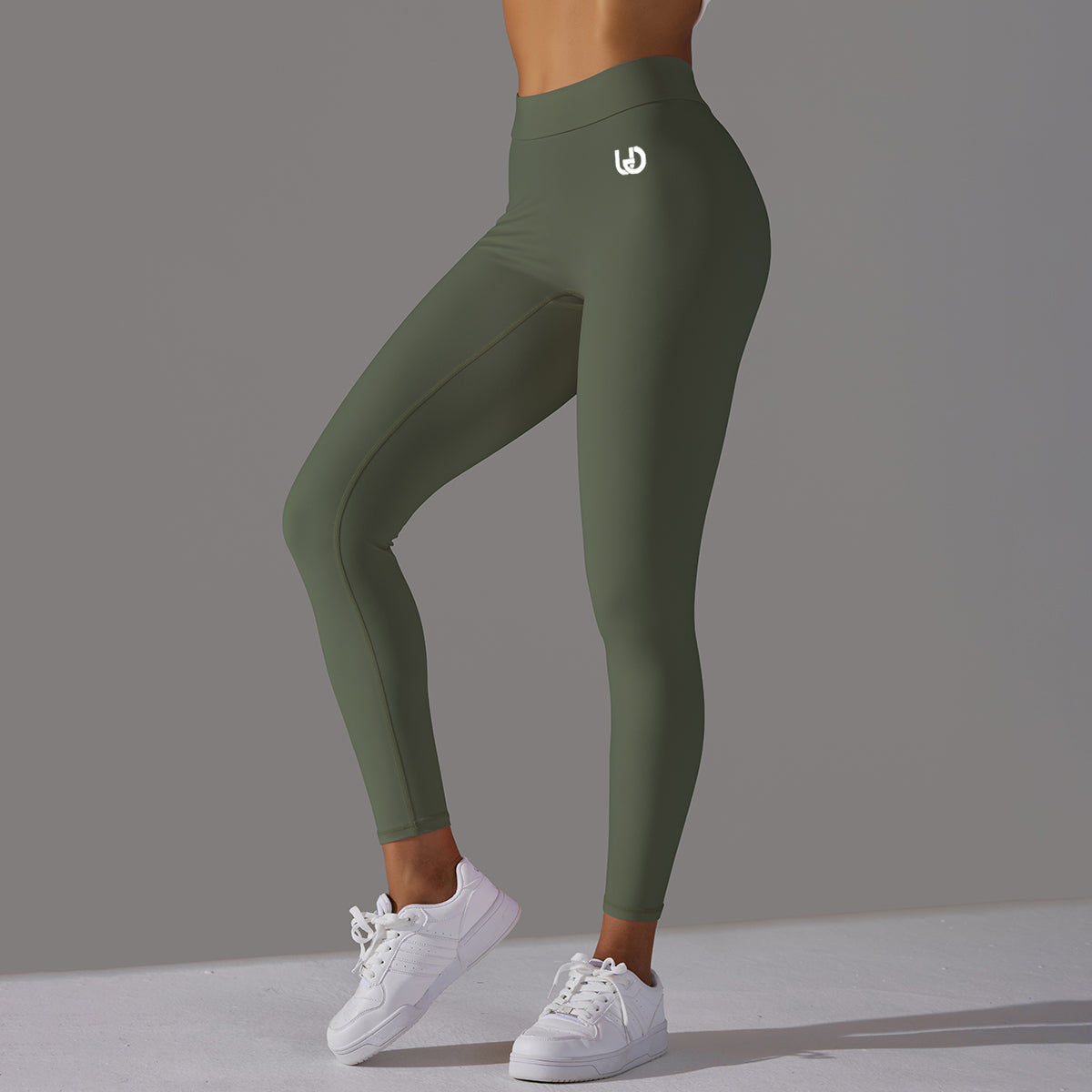 Emma | Legging Extra Scrunch - ArmyGreen