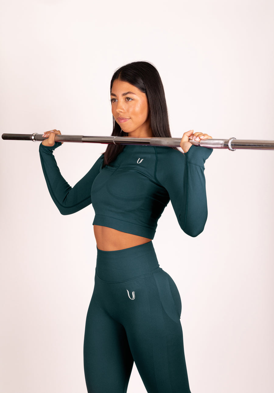 Leonie | Long Sleeve Top - Teal