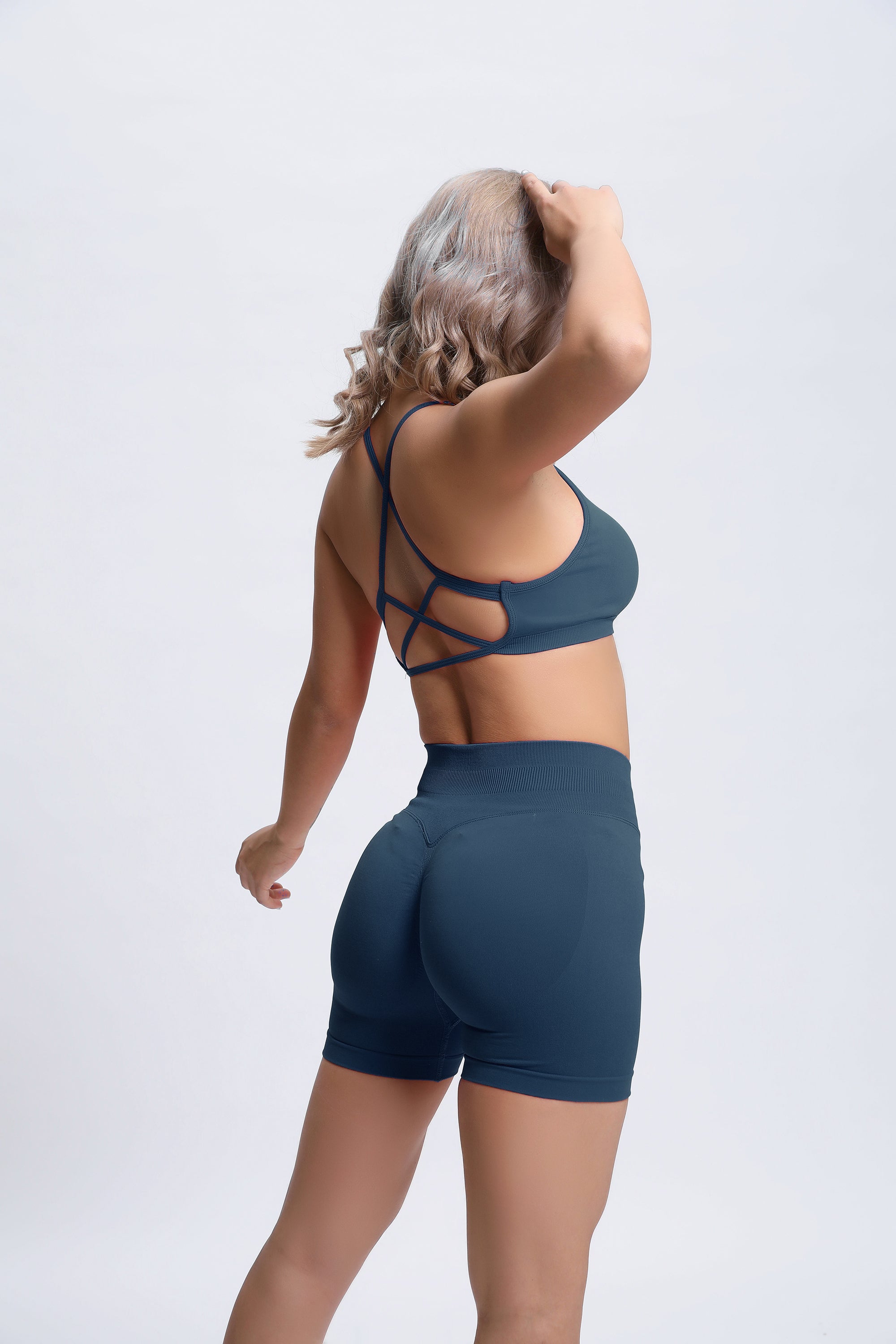 Joy | Crossback Sports Bra – Army Green