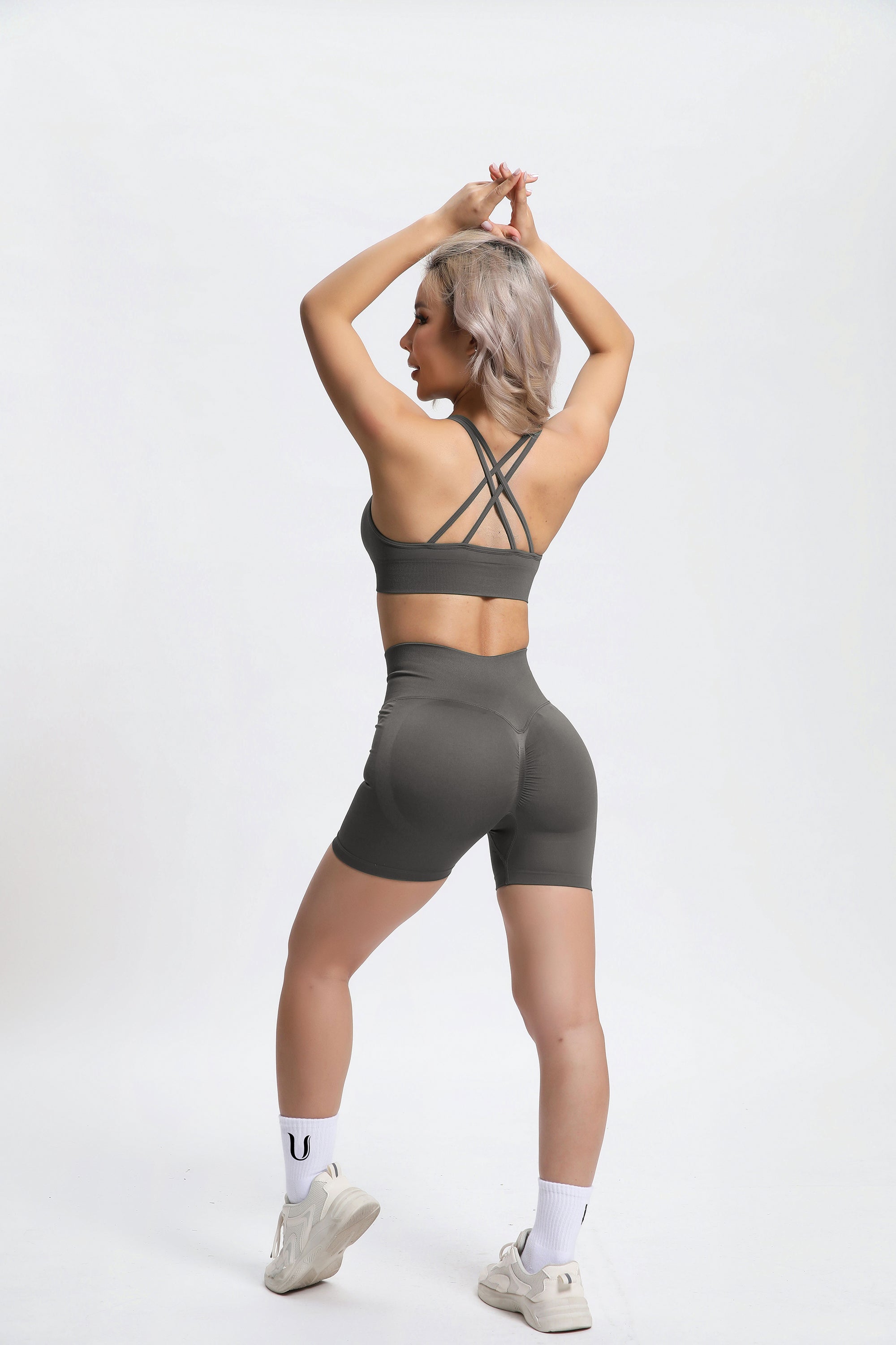 Olivia | Seamless Power Short - Gray