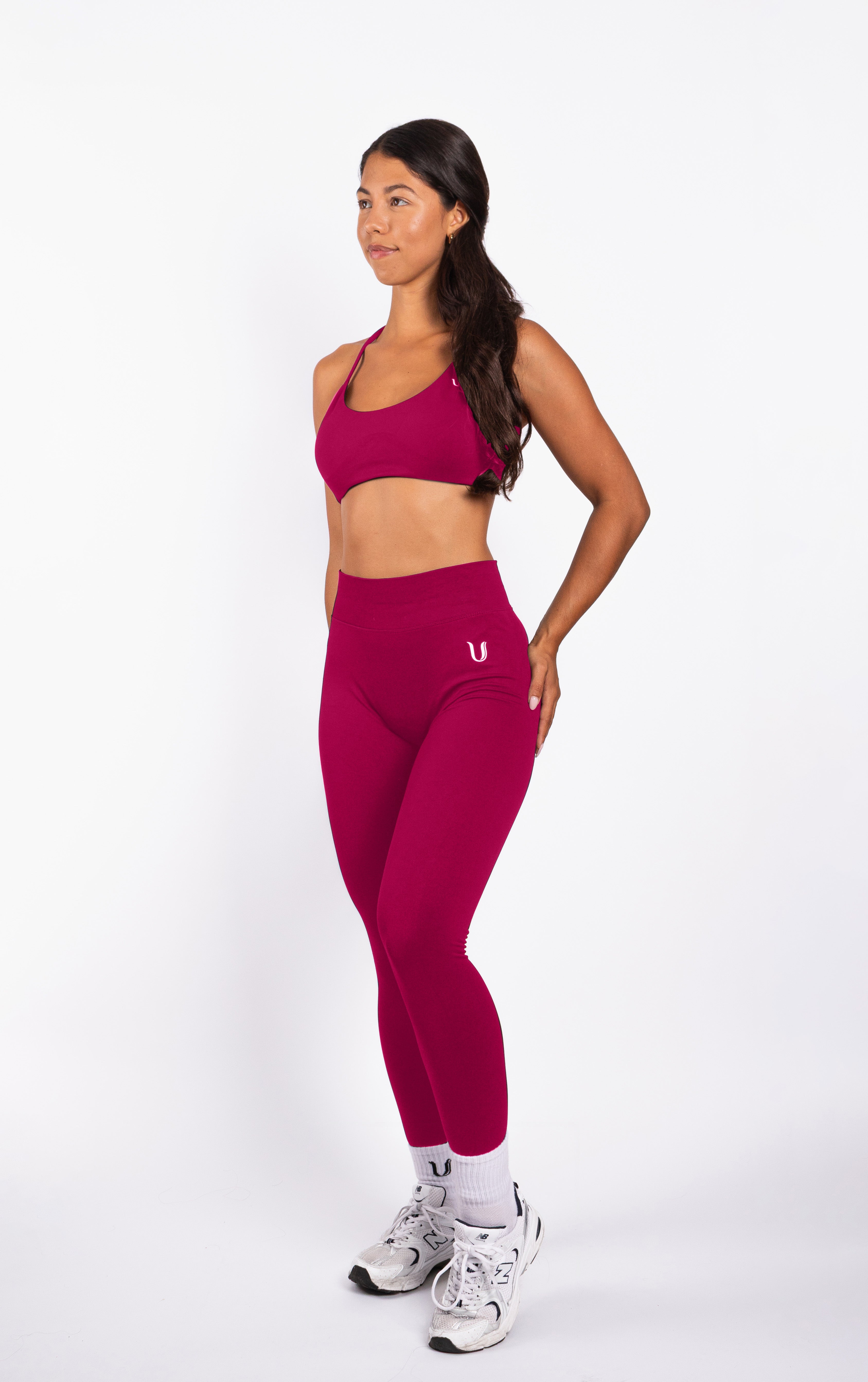Nova | Seamless Open Rug Bra – Framboos - afbeelding 3