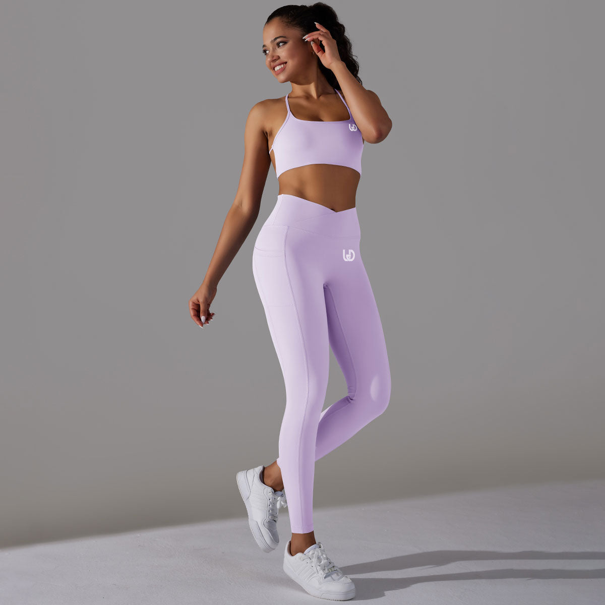 Mila | Legging-Top Set - Pink