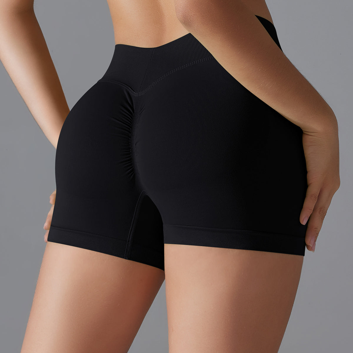 ﻿﻿Mila V2 | Scrunch Sport Short - Black