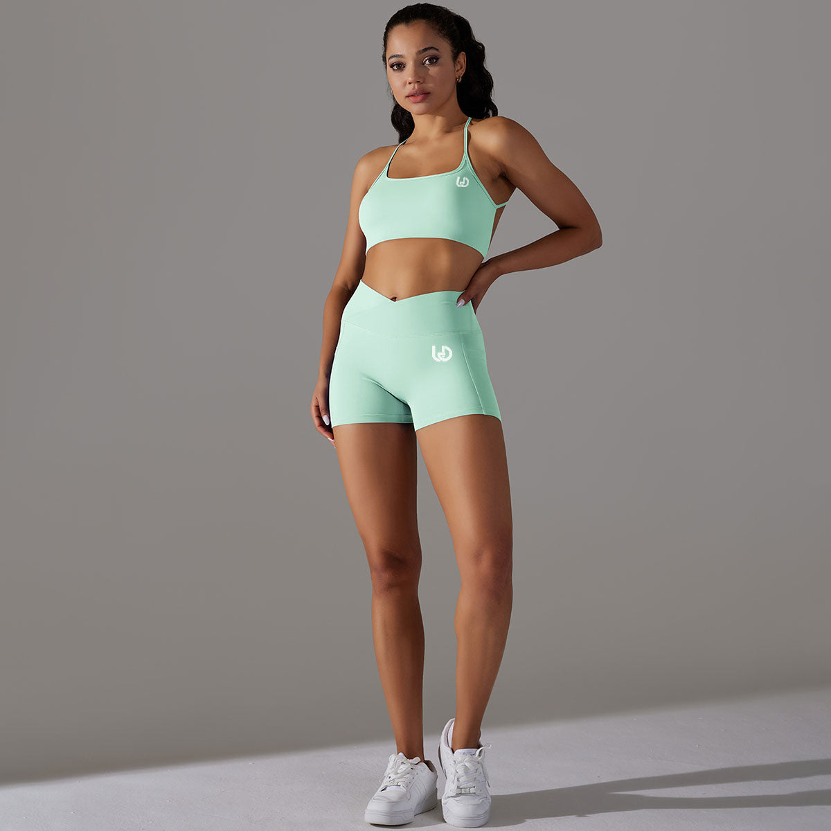 Mila | Short Set Groen - Ultimate Gainz