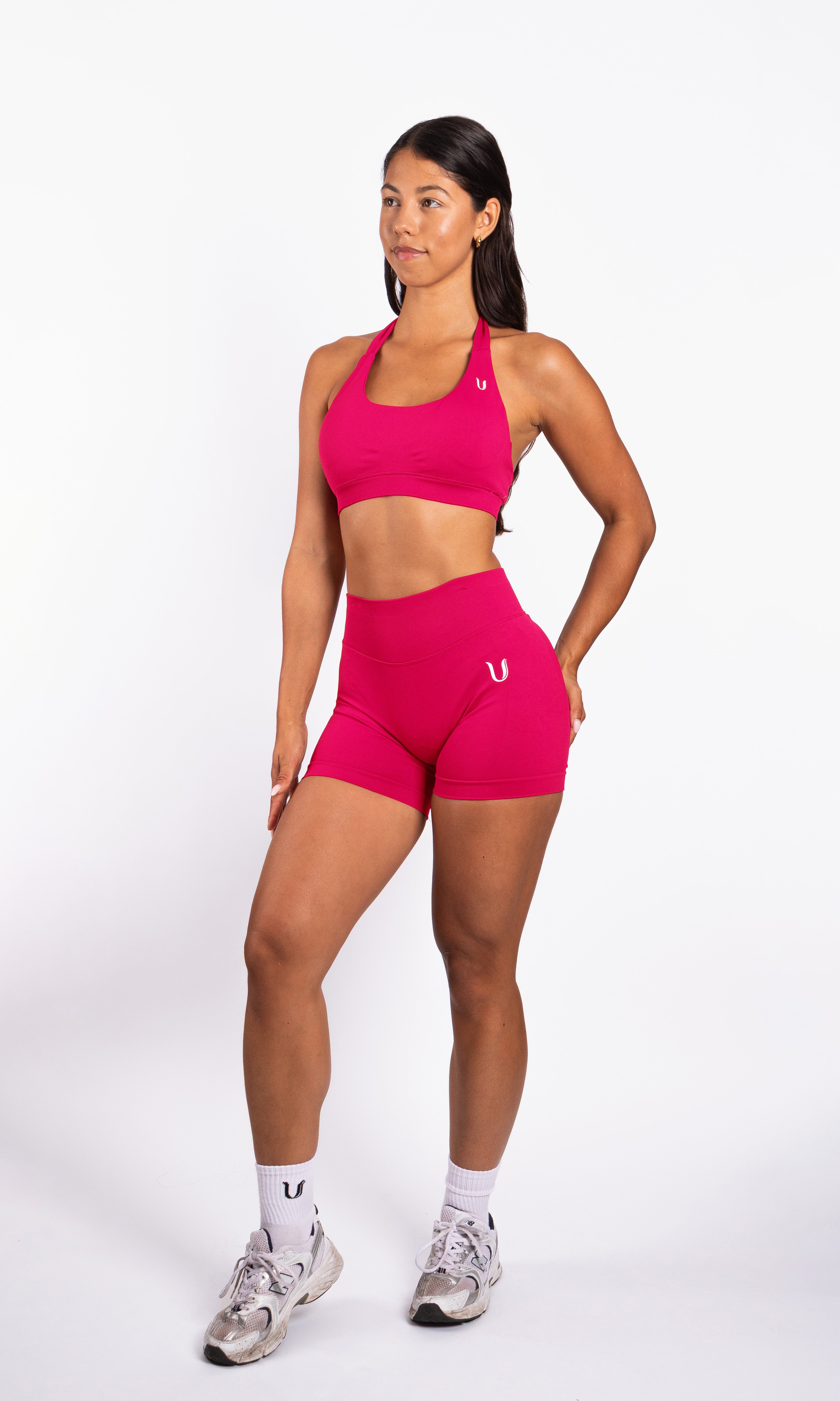 Beau | Halter Support Bra - Pink