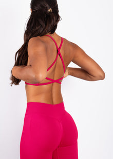 Beau | Cross Bra - Pink