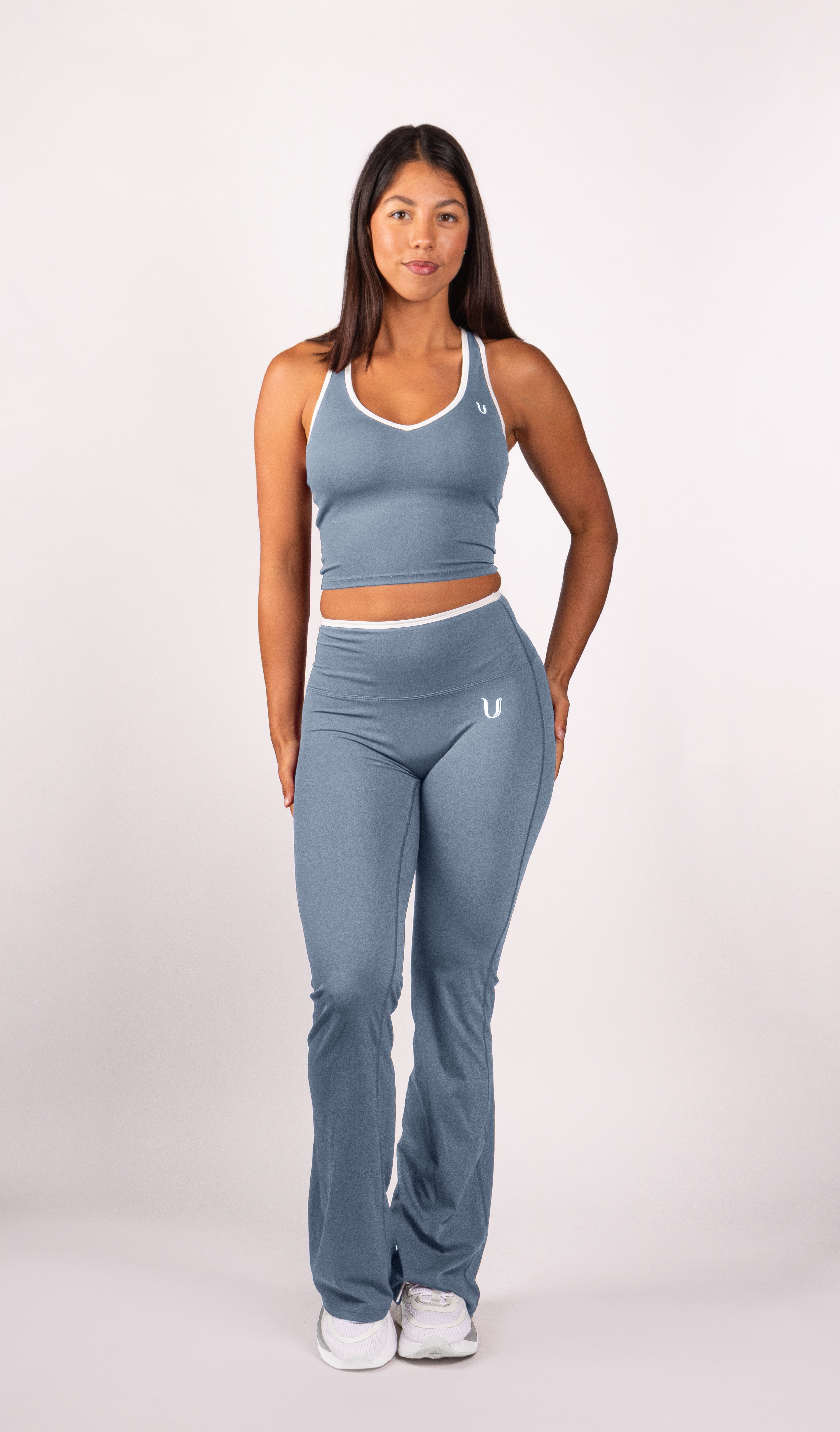 Ivy | Flare Legging – Light Blue