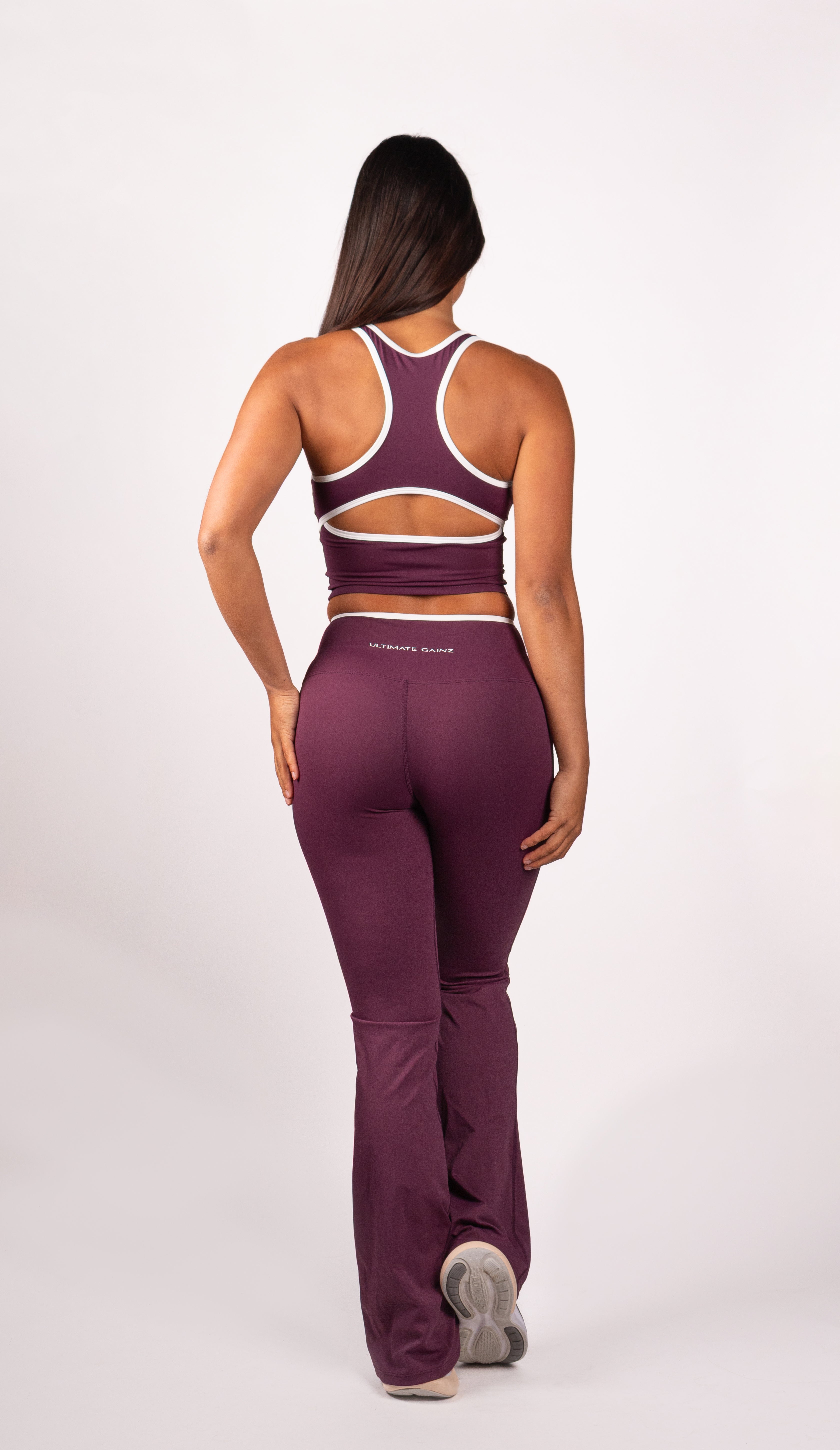 Ivy | Flare Legging – Bordeaux