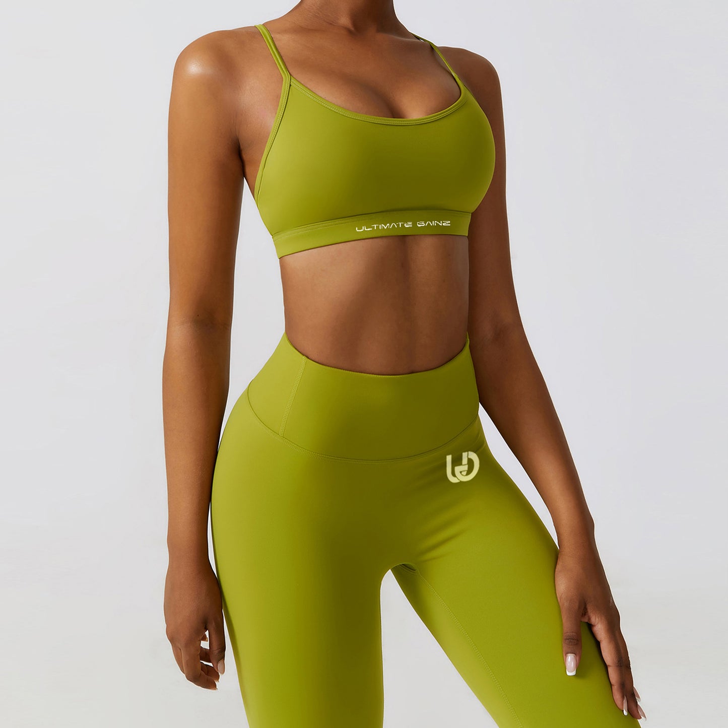 Hailey Set | Seamless Top Legging - Matcha