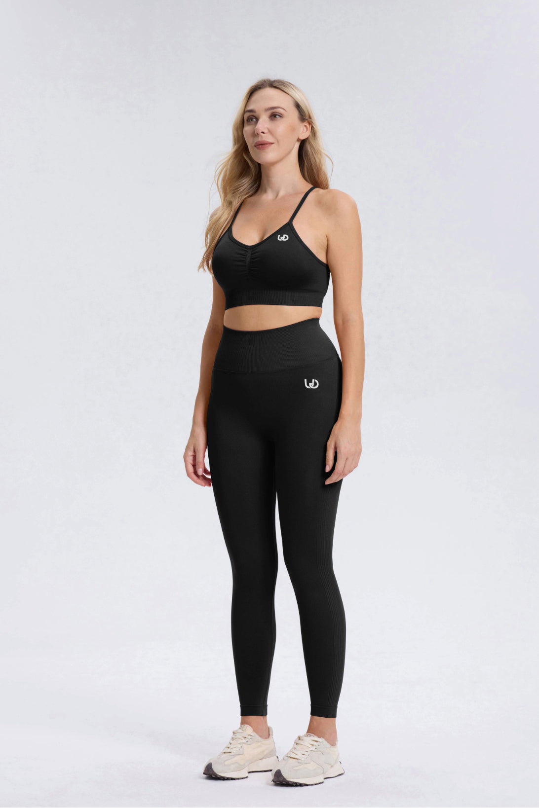 Maeve | High Waist Scrunch Legging - Black