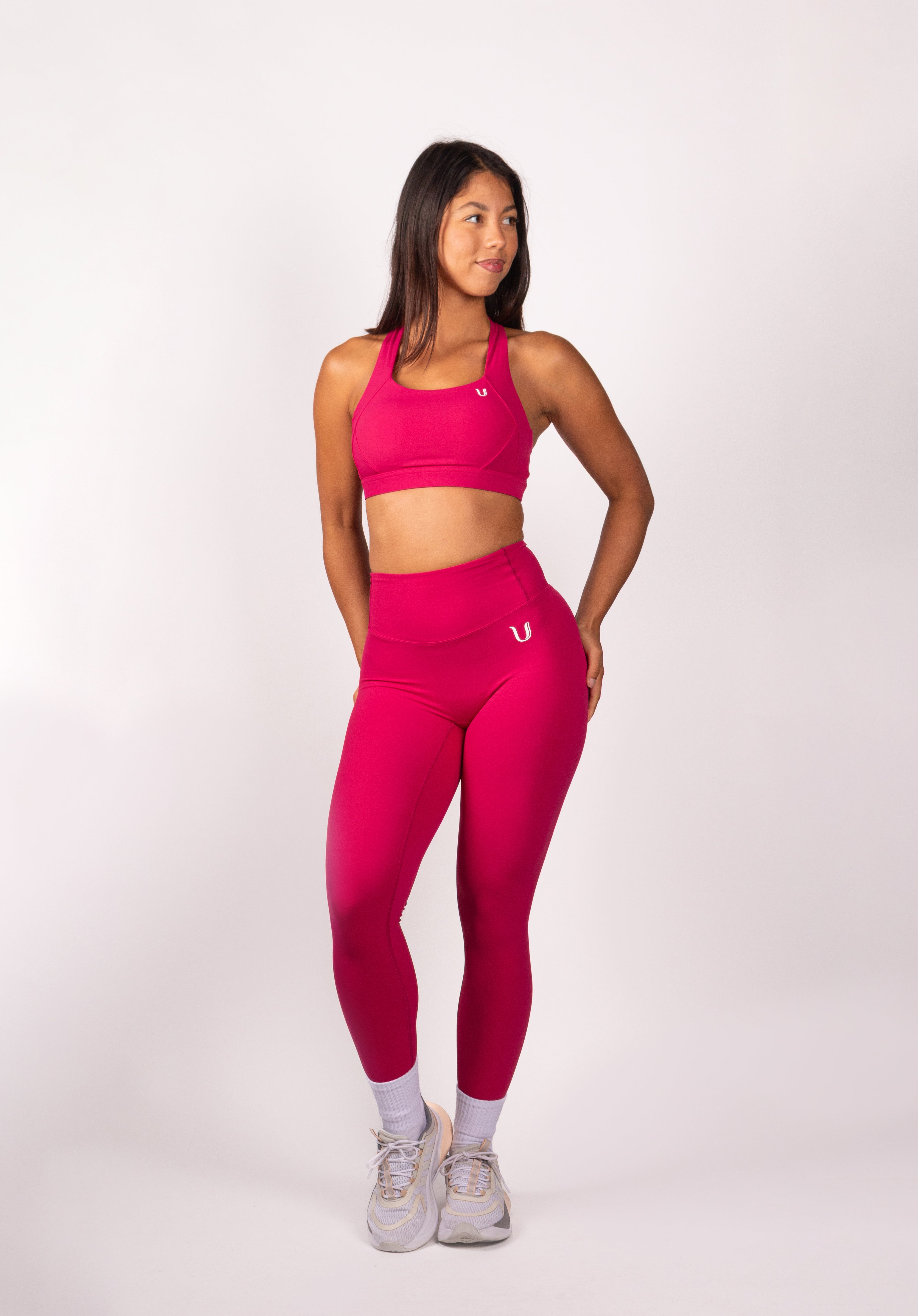 Hailey Legging | The Evolution – Pink Red