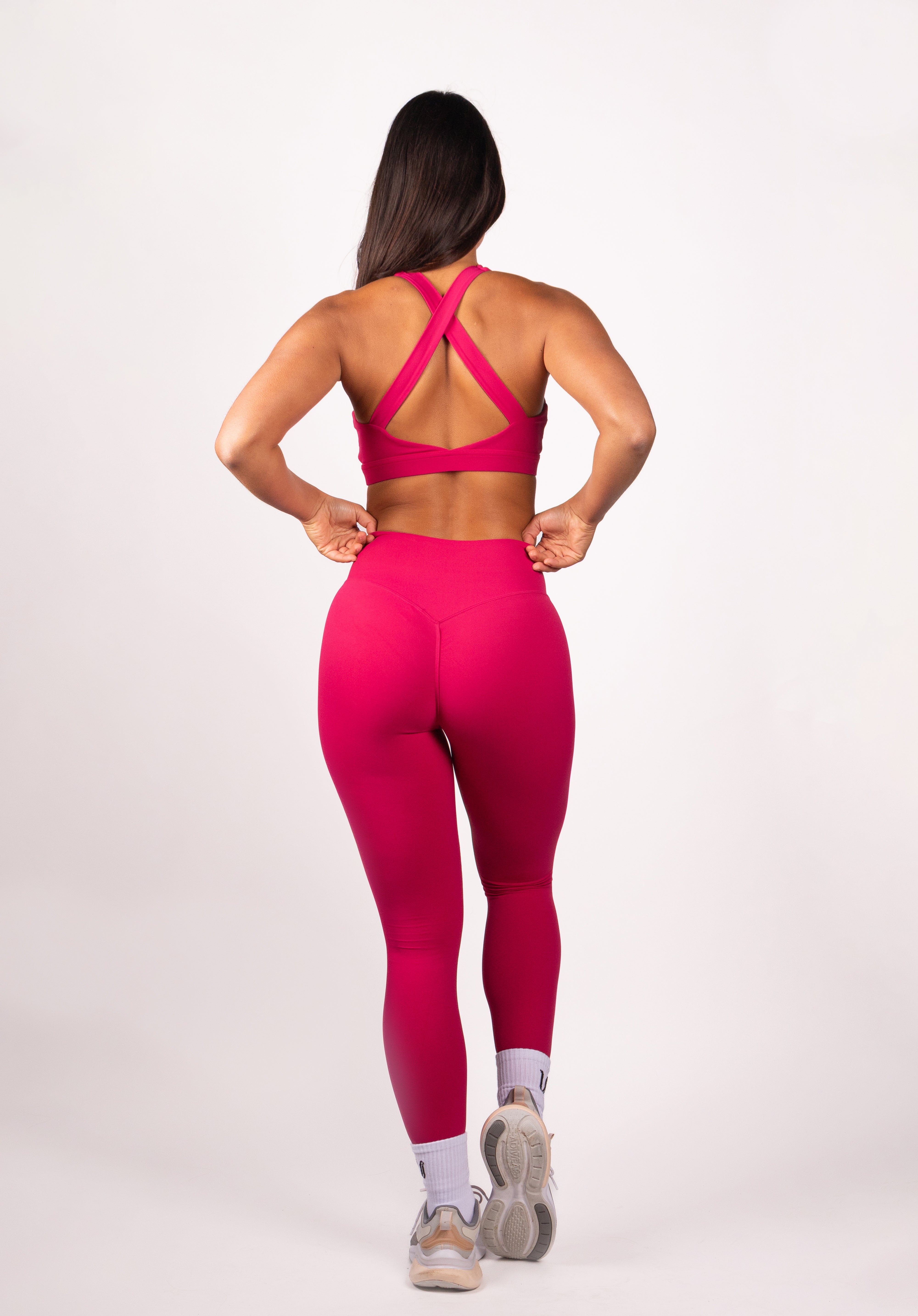 Hailey Legging | The Evolution – Pink Red