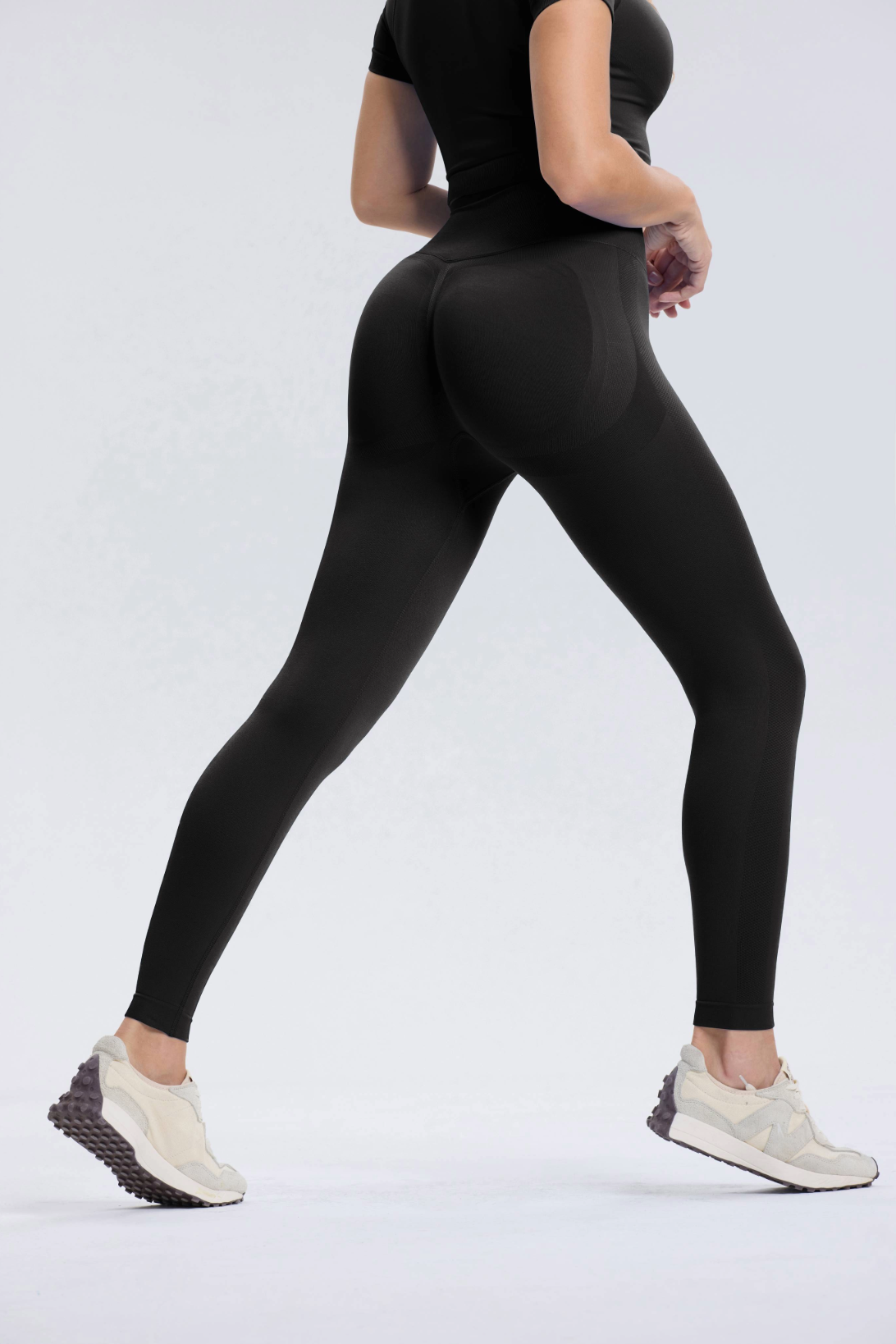 Leonie | Premium Scrunch Legging - Black